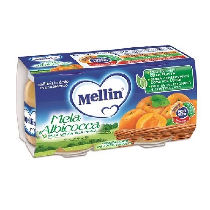 Mellin Omog Mela Alb 2x100g