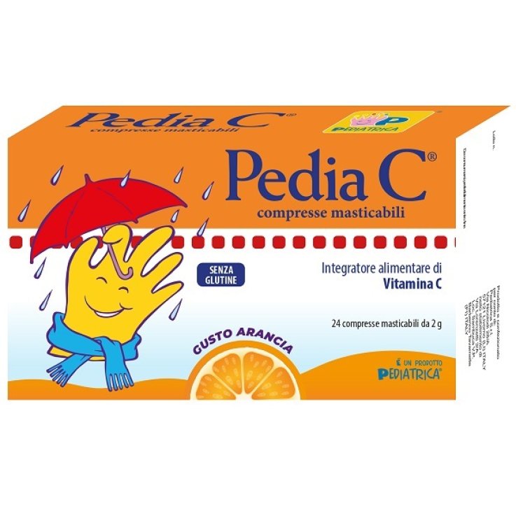 Pedia C Arancia 24cpr Mastic