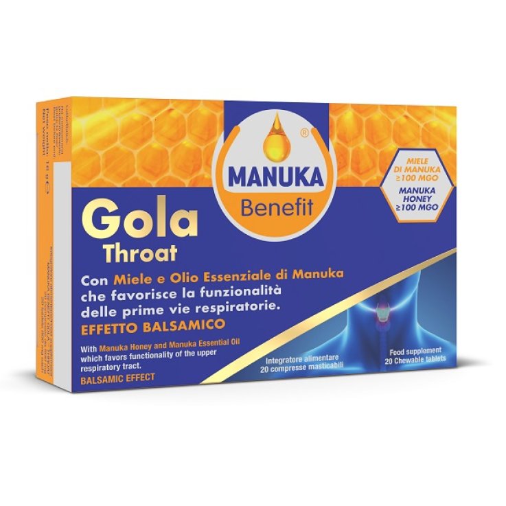 Manuka Benefit Gola Thro 20cpr