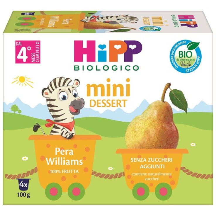 Hipp Bio Mini Dessert Pera 4pz