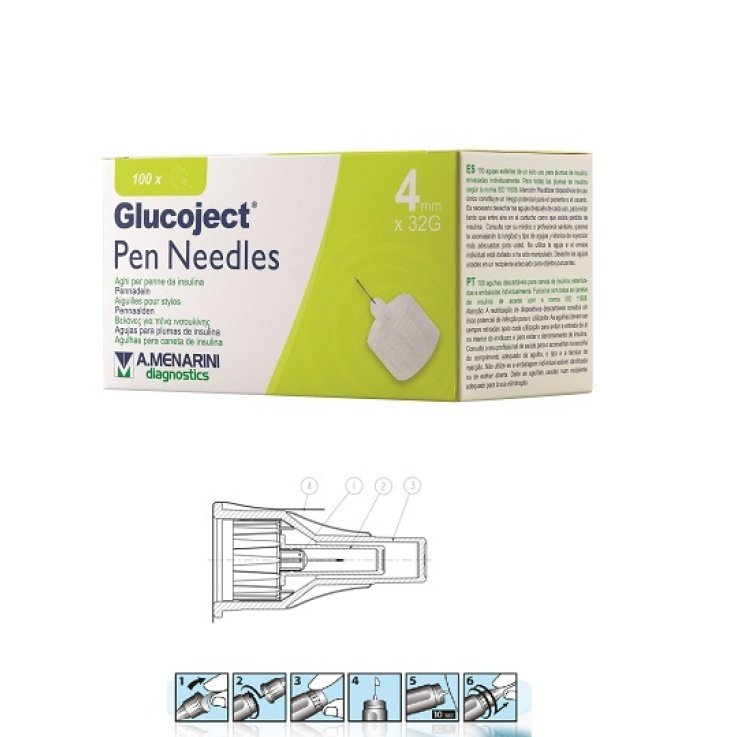 Glucoject Ago Penna 4mm G32