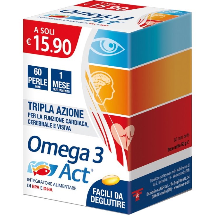 Omega 3 Act 540mg 60prl Mini