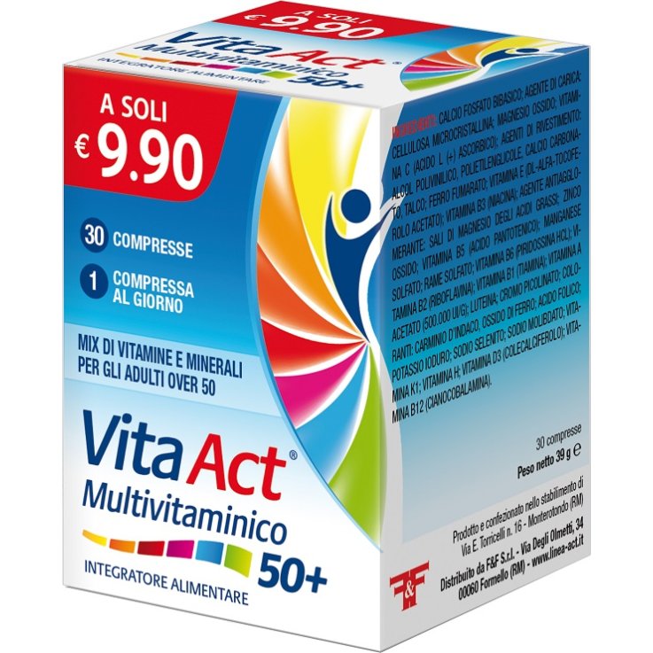 Vita Act Multivitam 50+ 30cpr