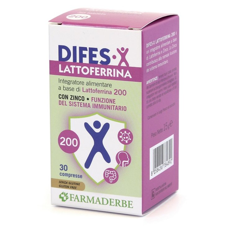 Difes X Lattoferrina 200 30cpr