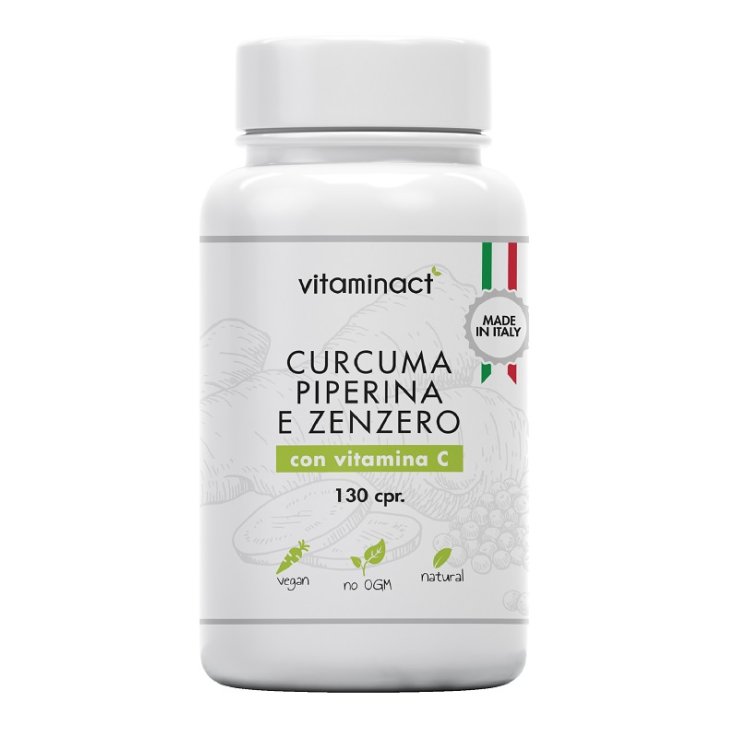 VITAMINACT CURCUMA PIPER130CPR