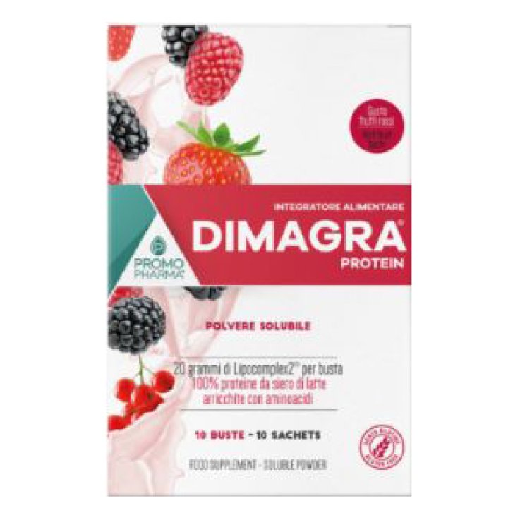 Dimagra Protein Red Fru 10bust