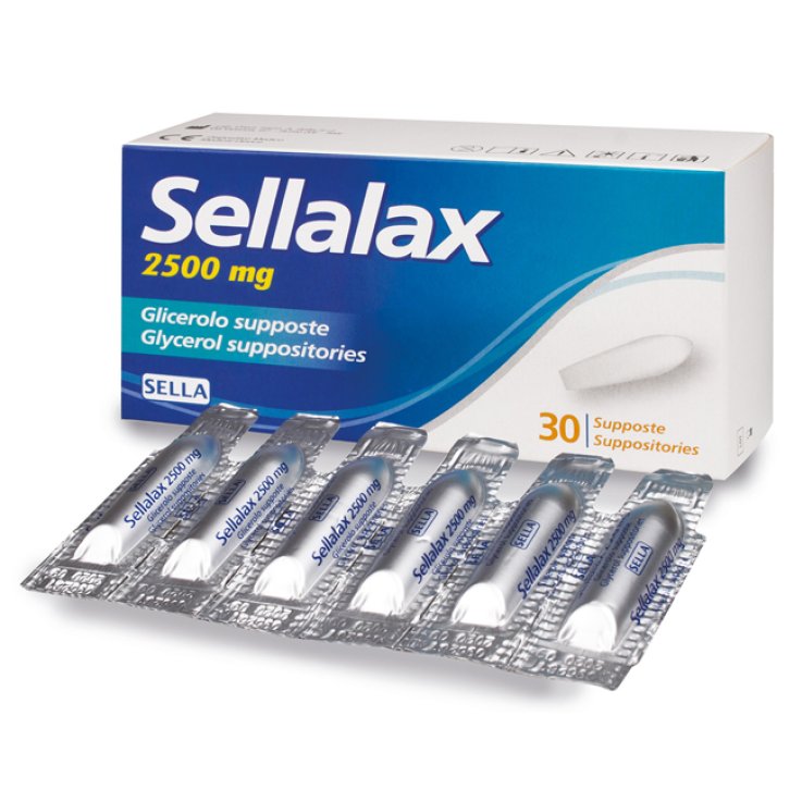 Sellalax 2500mg Supp Glic 30pz
