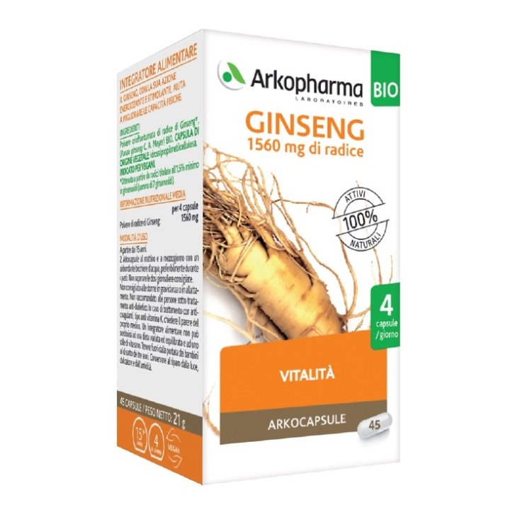 Arkocps Ginseng 45cps Bio