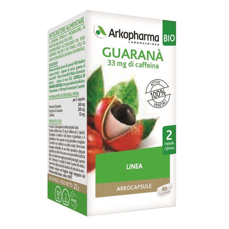 Arkocps Guarana' Bio 40cps