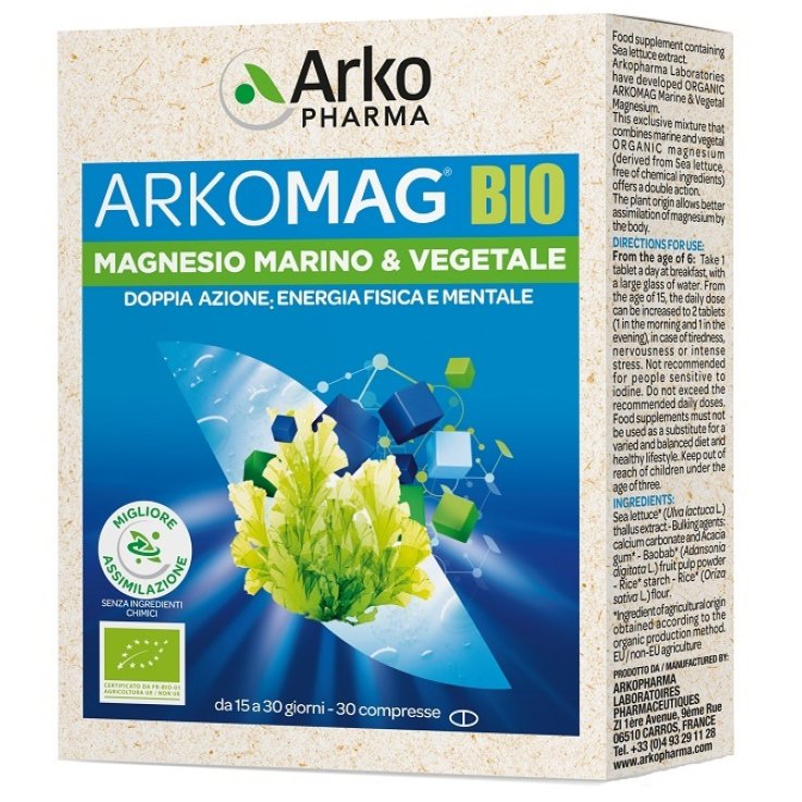 Arkomag Bio Magnesio Mar 30cpr
