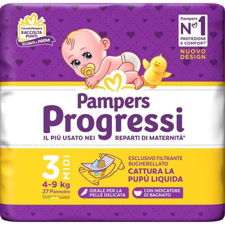 Pampers Prog Midi 27pz