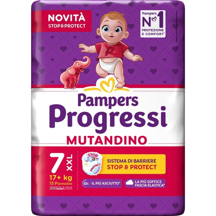 Pampers Prog Mut Xxl 15pz