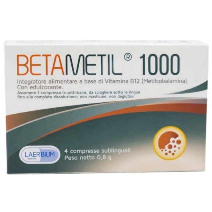 Betametil 1000 4cpr Sublingual