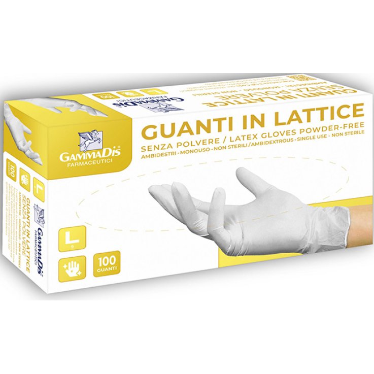 Gammadis Guanti Latt S/polv S