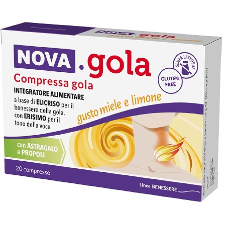Nova Gola Miele Limone 20cpr