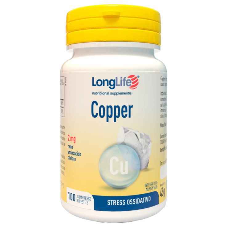 Longlife Copper 2mg 100cpr Riv
