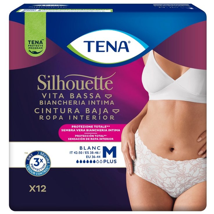 Tena Silhouette P White M 12pz