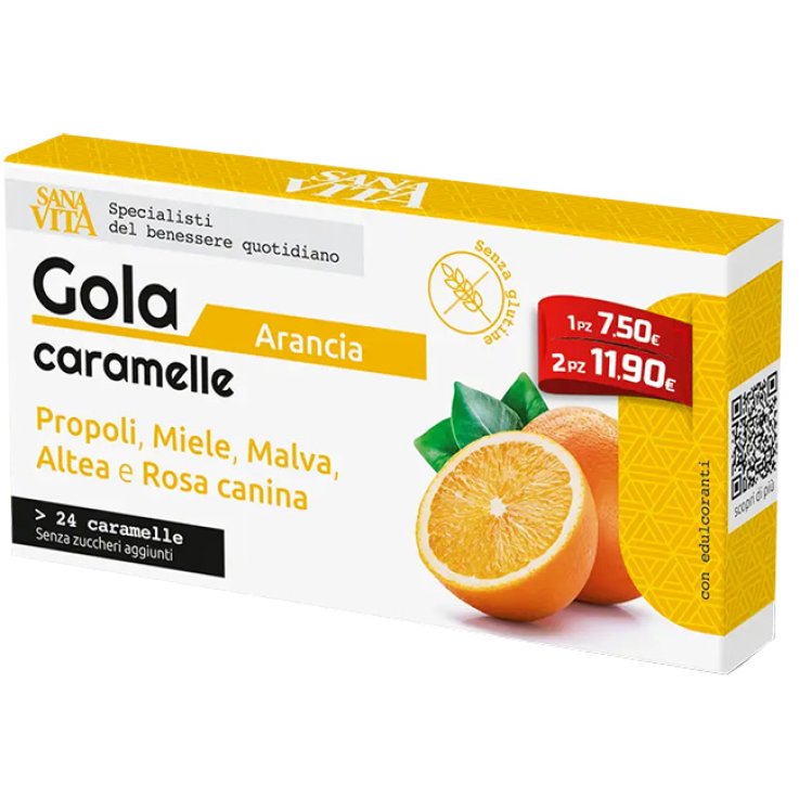 Sanavita Gola Arancia 24cpr