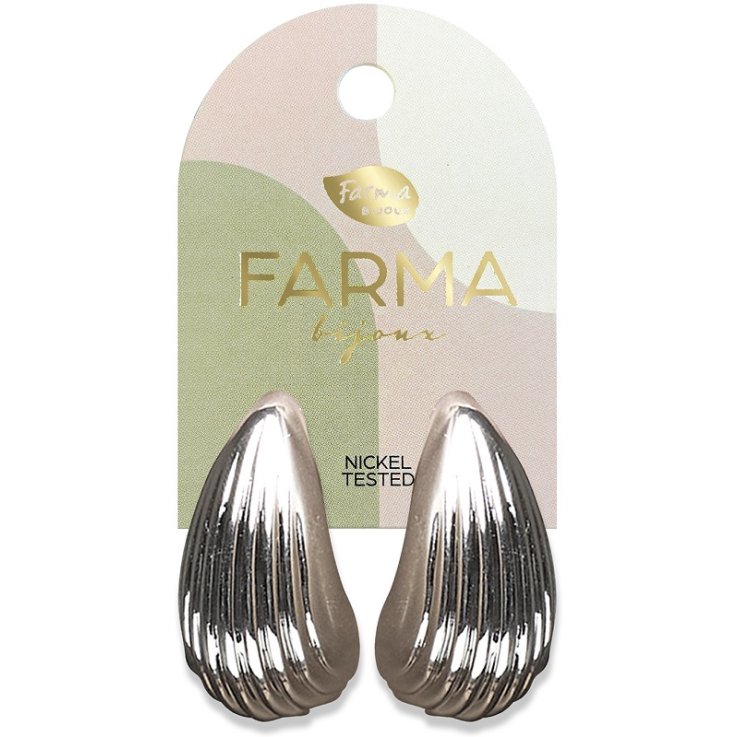 FARMA BIJOUX GOCCIA RIGATA SIL
