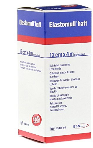 BENDA ELASTICA AUTOADESIVA ELASTOMULL HAFT COMPRESSIONE FORTE 12X400 CM - Farmadillo