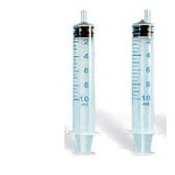 SIRINGA PLASTICA SENZA AGO STERILE 10ML ECC - Farmadillo