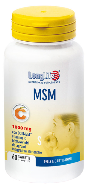 LONGLIFE MSM 1000 MG 60 TAVOLETTE - Farmadillo