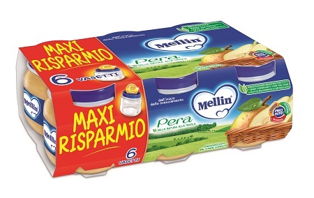 MELLIN OMOGENEIZZATO PERA 100 G 6 PEZZI - Farmadillo