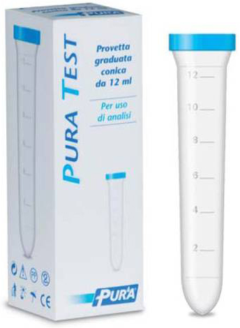PROVETTA PER URINE PURA TEST GRADUATA CONICA 12 ML - Farmadillo