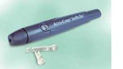 PENNA PUNGIDITO ACCU-CHEK SOFTCLIX + 25 LANCETTE SOFTCLIX + MANUALE DI UTILIZZO - Farmadillo