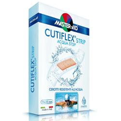 CEROTTO MASTER-AID CUTIFLEXMED STRIP TRASPARENTE IMPERMEABILE SUPPORTO IN POLIURETANO SUPER 10 PEZZI - Farmadillo