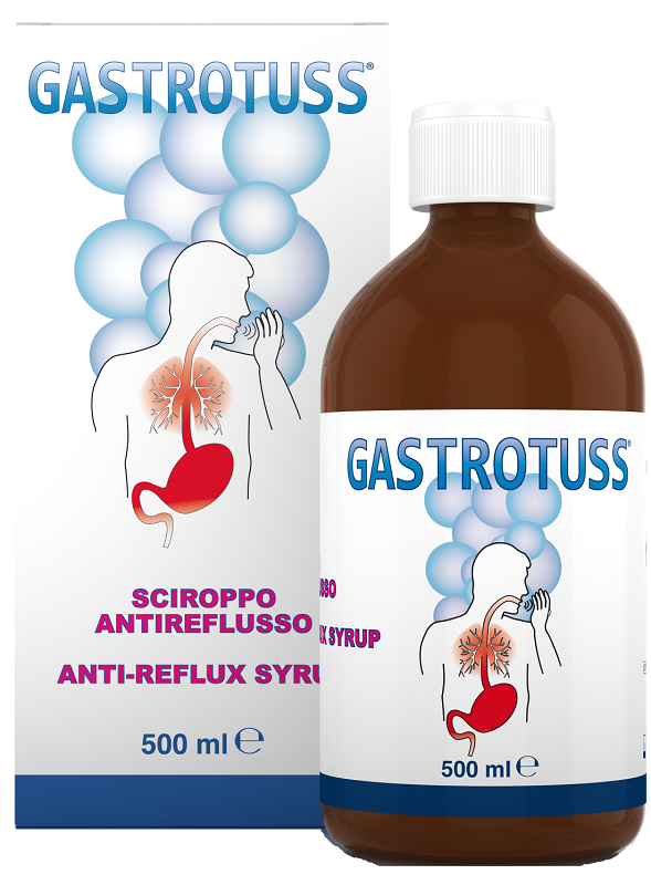 SCIROPPO ANTIREFLUSSO GASTROTUSS 500 ML - Farmadillo