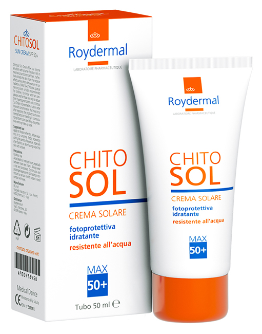 CHITOSOL CREMA SOLARE SPF50+ 50 ML - Farmadillo