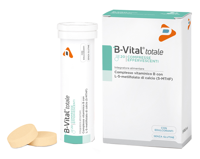 B-VITAL TOTALE ARANCIA 2 TUBI 10 COMPRESSE EFFERVESCENTI - Farmadillo