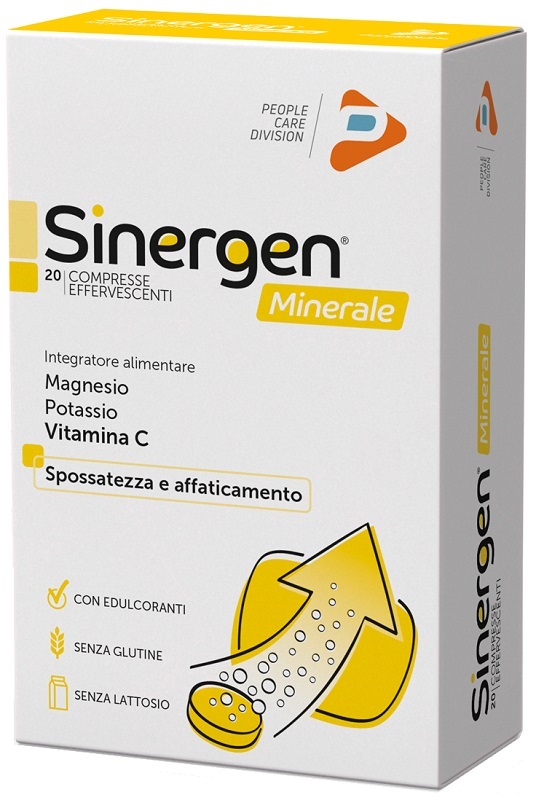 SINERGEN MINERALE LIMONE 20 COMPRESSE EFFERVESCENTI - Farmadillo