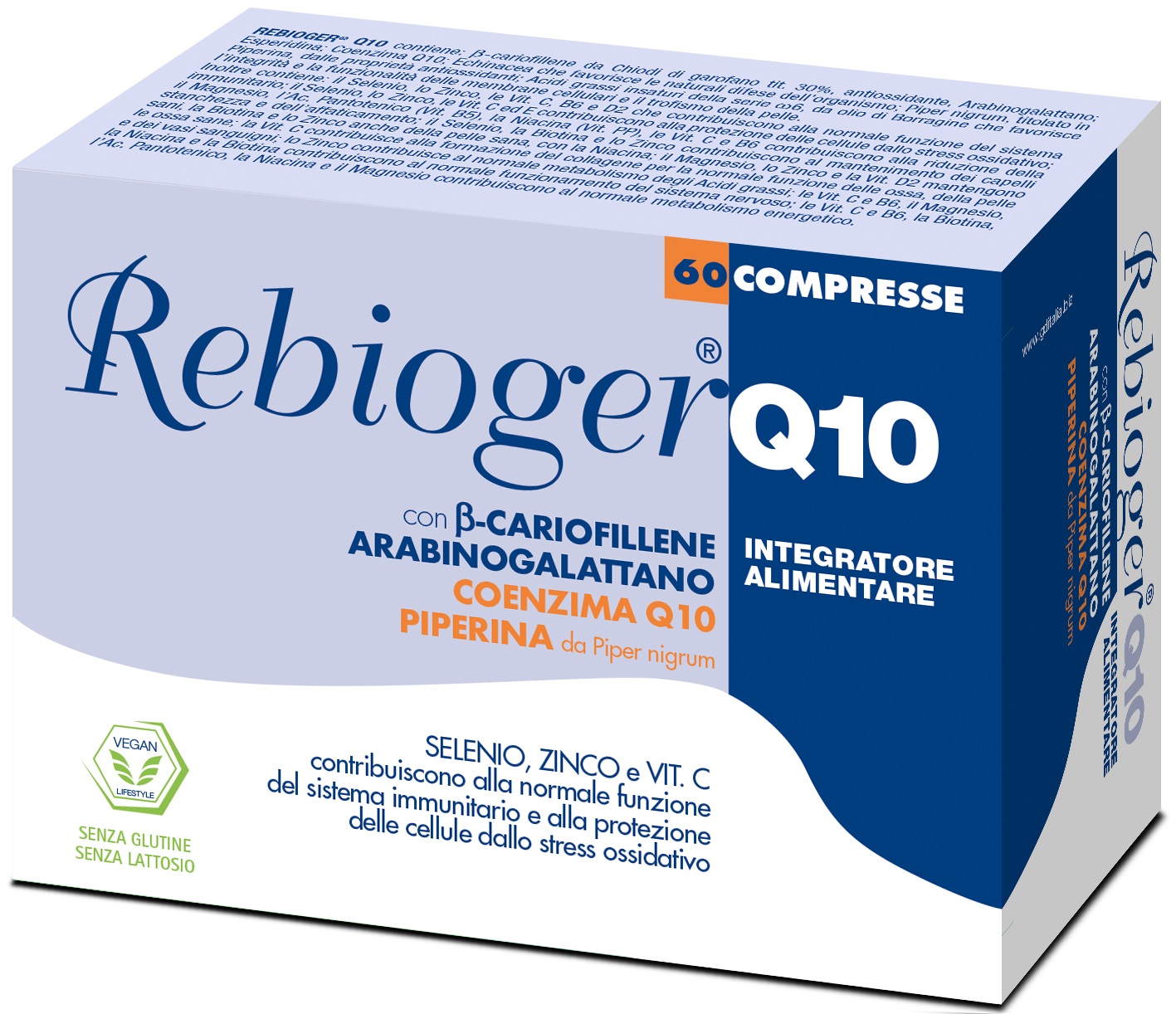 REBIOGER Q10 60 COMPRESSE - Farmadillo