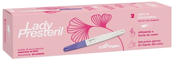TEST DI GRAVIDANZA LADY TEST 2 PEZZI - Farmadillo