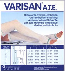 VARISAN ATE 18MMHG MONOCOLLANT SX AGTL PA BIANCO 4 1PZ - Farmadillo