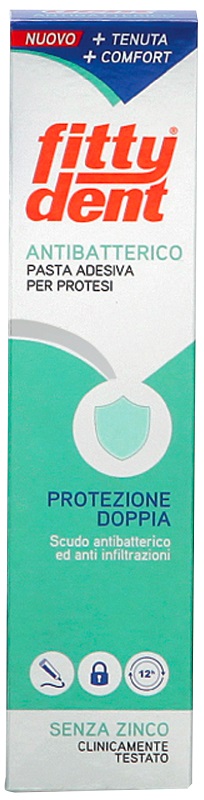 FITTYDENT ANTIBATTERICO PASTA ADESIVA DENTIERA NUOVA FORMULA40 G - Farmadillo