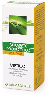 MIRTILLO NERO MACERATO IDROALCOLICO 50 ML - Farmadillo