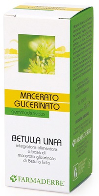 BETULLA LINFA MACERATO GLICERINATO 50 ML - Farmadillo
