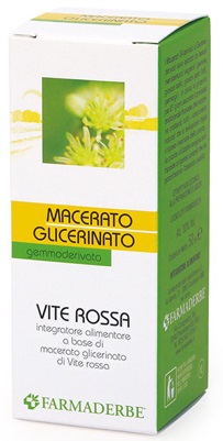 VITE ROSSA MACERATO GLICERINATO 50 ML - Farmadillo
