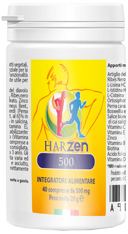 HARZEN 500 40 COMPRESSE - Farmadillo
