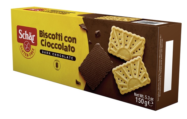 SCHAR BISCOTTO CON CIOCCOLATO DARK CHOCOLATE 150 G - Farmadillo