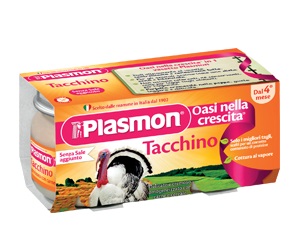 PLASMON OMOGENEIZZATO TACCHINO 80 G X 2 PEZZI - Farmadillo