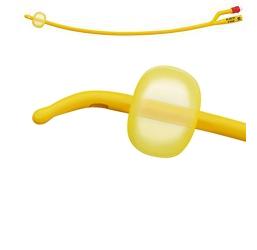 CATETERE FOLEY A MEDIA PERMANENZA  RUSCH GOLD PLUS A 2 VIE IN SILKOLATEX LATTICE-SILICONE PER ADULTO CH18 LUNGHEZZA 40 CM PUNTA CILINDRICA A 2 FORI PALLONCINO 5-15 ML 1 PEZZO - Farmadillo