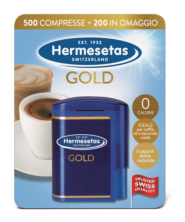 HERMESETAS GOLD 500+200 COMPRESSE 35 G - Farmadillo