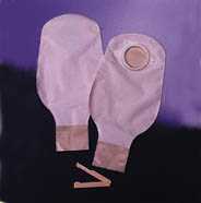 SACCA A FONDO APERTO OPACA CON PELLICOLA DI RIVESTIMENTO DISPOSITIVO DUE PEZZI CON SISTEMA DI AGGANCIO ATRAUMATICO CONSECURA 57MM 10 PEZZI - Farmadillo