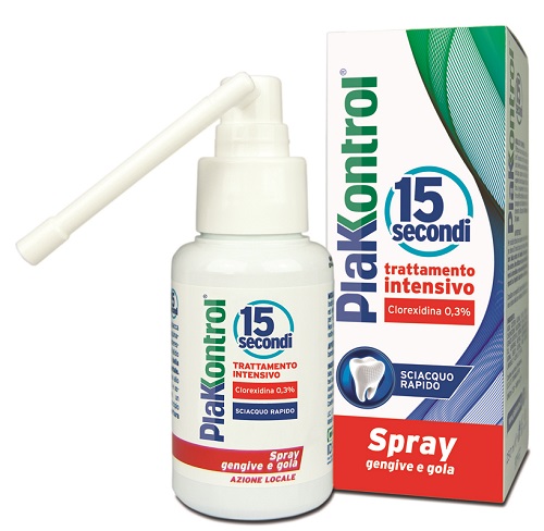 PLAKKONTROL 15 SECONDI COLLUTORIO SPRAY 50 ML - Farmadillo