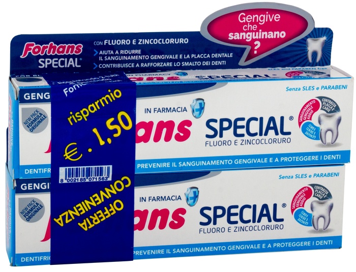 FORHANS SP DENTIF 2X75ML - Farmadillo