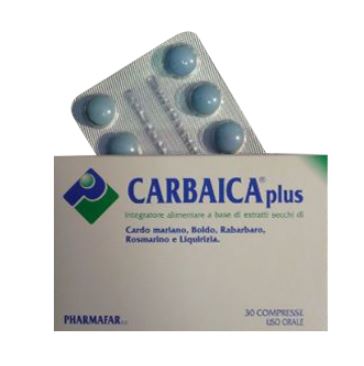 CARBAICA PLUS 30 COMPRESSE - Farmadillo